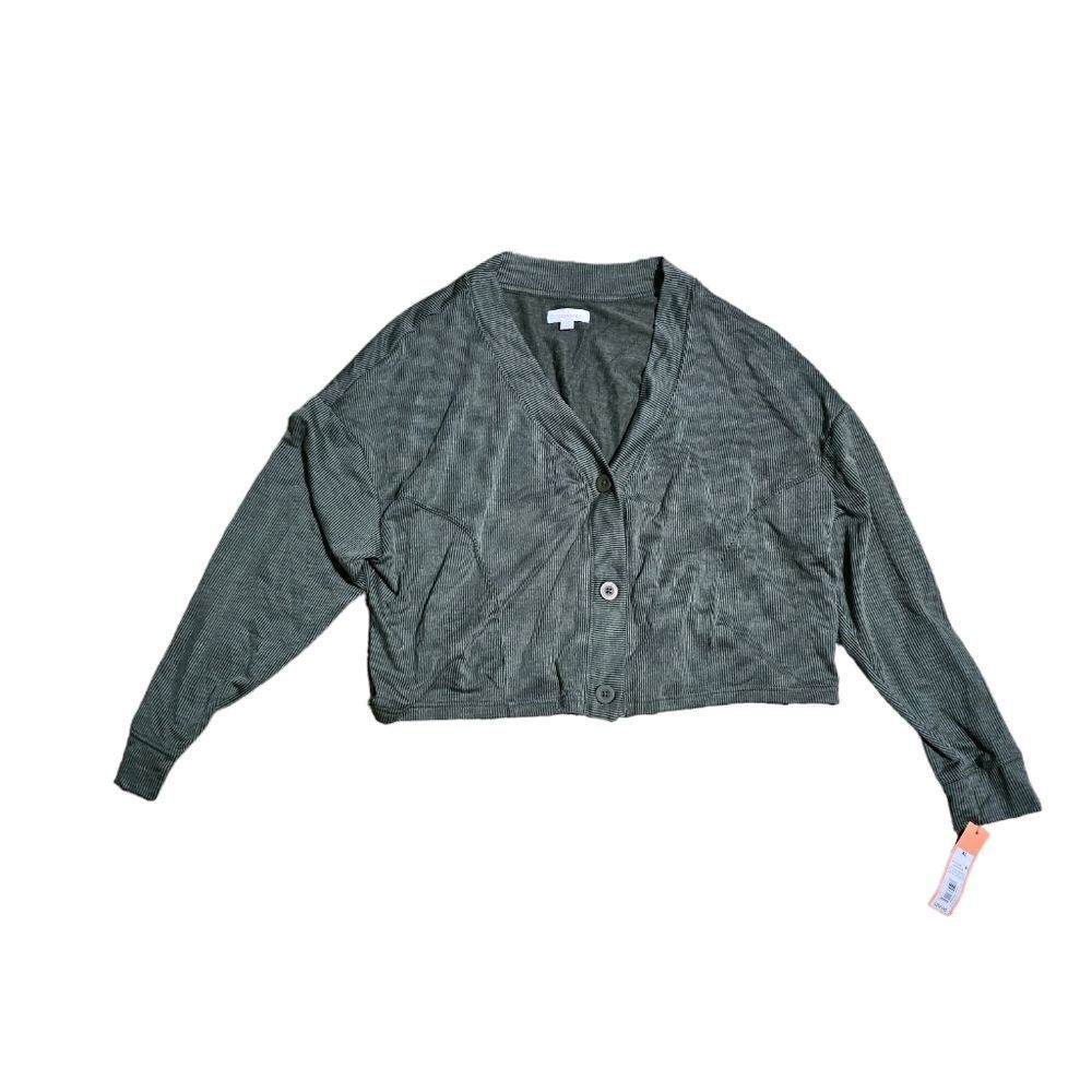 Women's COLSIE Ribbed Knit Lounge Cardigan Sweater XL